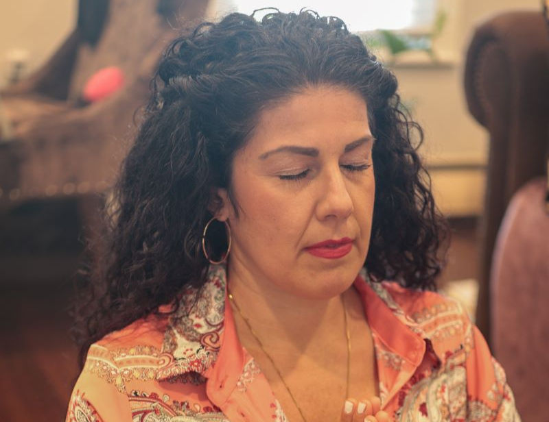 Image photo of Joann with her eyes closed