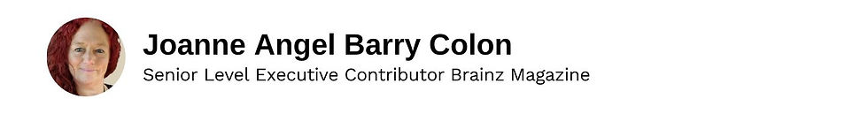 Senior Level Executive Contributor Joanne Angel Barry Colon Brainz Magazine