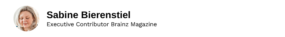 Executive Contributor Sabine Bierenstiel Brainz Magazine