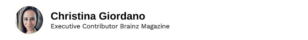 Executive Contributor Christina Giordano Brainz Magazine
