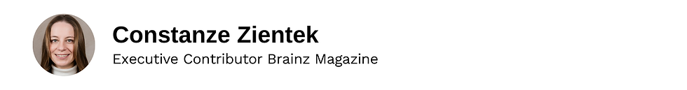 Executive Contributor Constanze Zientek Brainz Magazine