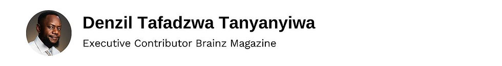 Executive Contributor Denzil Tafadzwa Tanyanyiwa