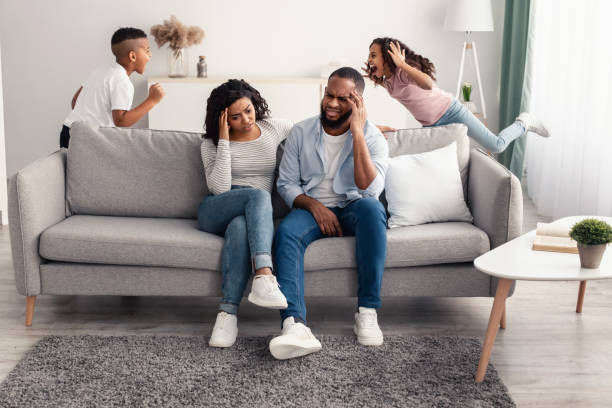 Rowdy black kids fight for their shocked parents