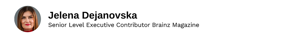 Senior Level Executive Contributor Jelena Dejanovska
