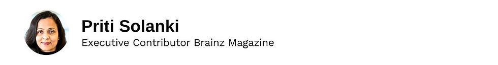 Executive Contributor Priti Solanki Brainz Magazine