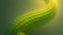 When the Tail Turns into a Powerful Vision of the Alligator