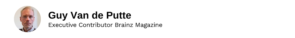 Executive Contributor Guy Van de Putte Brainz Magazine