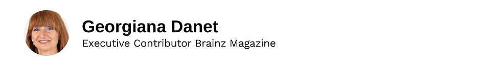 Executive Cobtributor Georgiana Danet Brainz Magazine