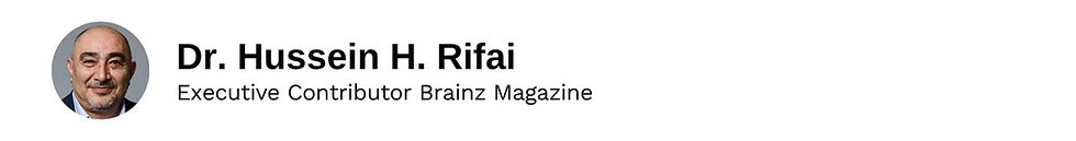 Execuitve Contributor Dr. Hussein H. Rifai Brainz Magazine