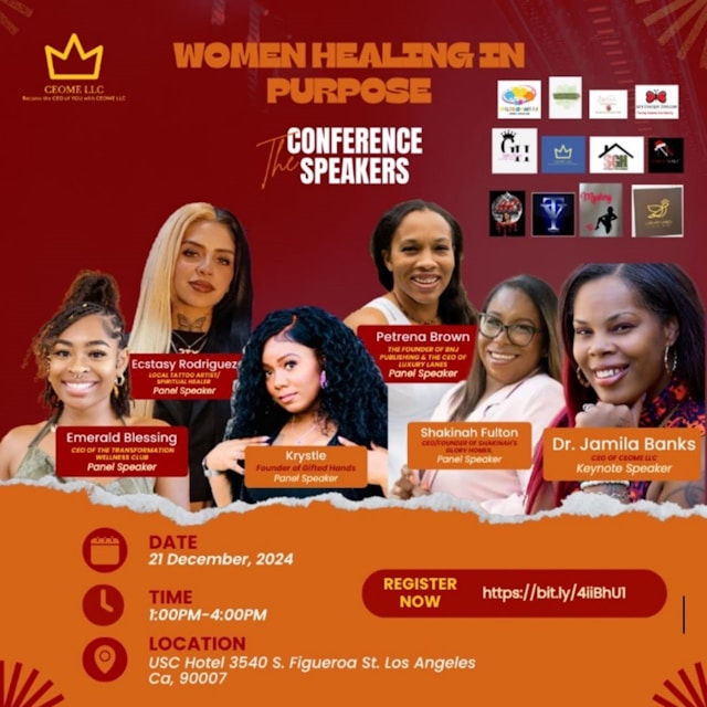 Women healing in purpose photo banner