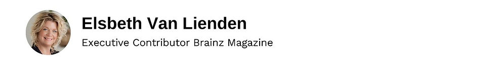 Executive Contributor Elsbeth Van Lienden Brainz Magazine