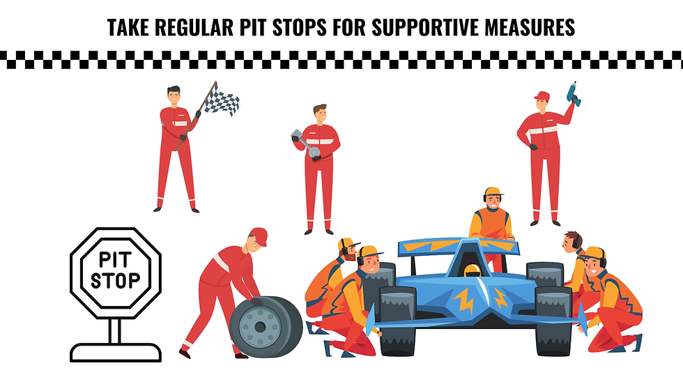 Pit stop iilustration