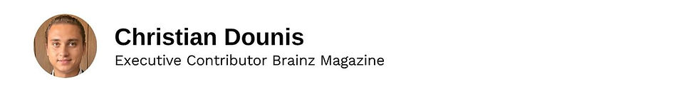 Executive Contributor Christian Dounis Brainz Magazine