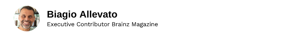 Executive Contributor Biagio Allevato Brainz Magazine