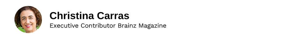 Executive Contributor Christina Carras Brainz Magazine