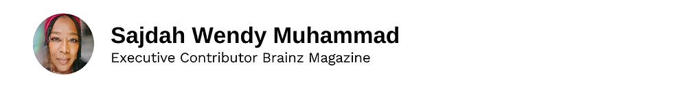 Executive Contributor Sajdah Wendy Muhammad