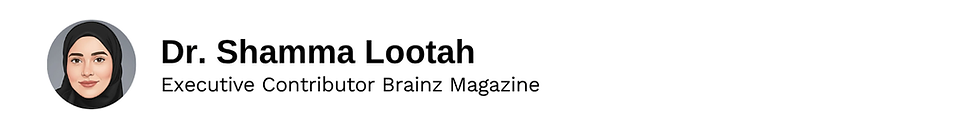 Executive Contributor Dr. Shamma Lootah Brainz Magazine
