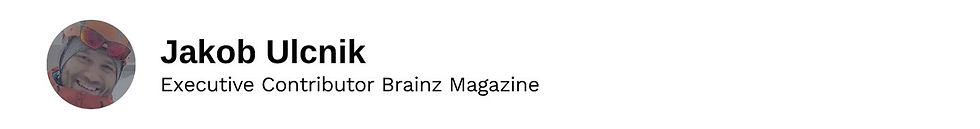 Executive Contributor Jakob Ulcnik Brainz Magazine