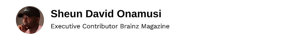 Executive Contributor Sheun David Onamusi