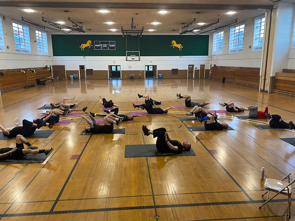AL Gonzalez yoga session