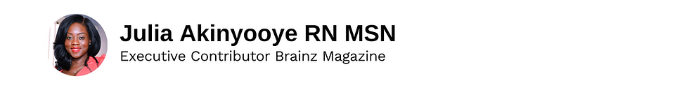 Executive Contributor Julia Akinyooye RN MSN