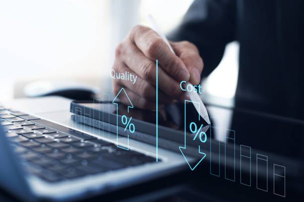 Businessman working on digital tablet 