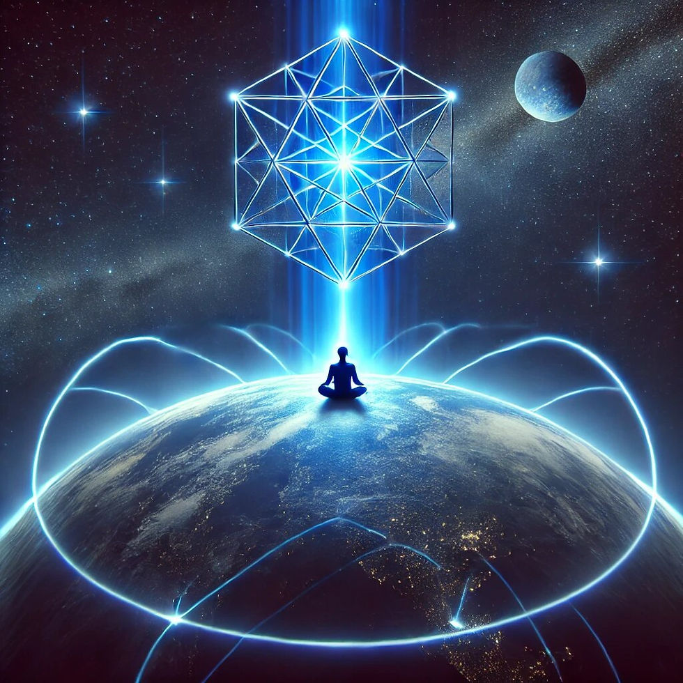 Blue Star's Healing Light entering Earth's Atmosphere Plants and Magnetic Shield