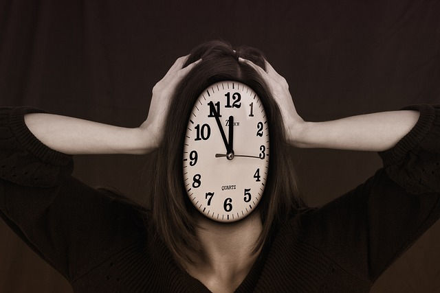 Stress businesswoman woman burnout