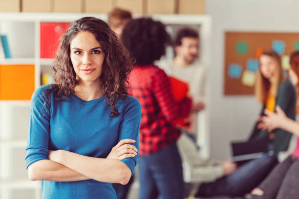 Group of young people in the office