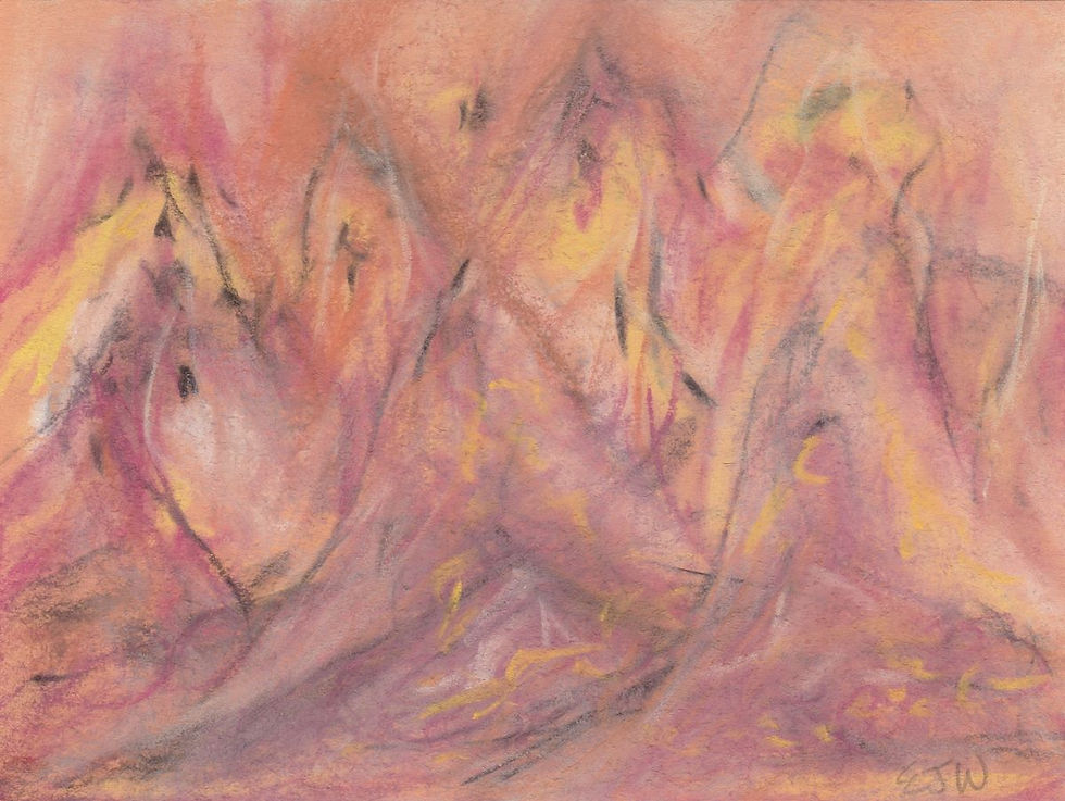 The fire