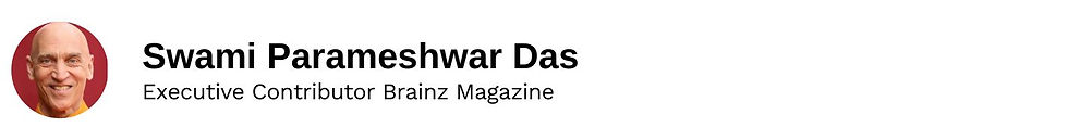 Executive Contributor Swami Parameshwar Das