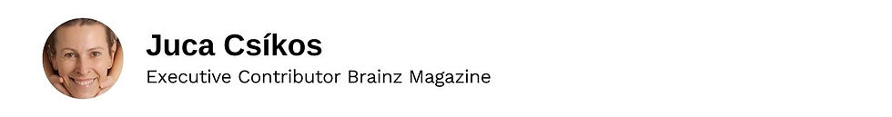 Executive Contributor Juca Csíkos Brainz Magazine