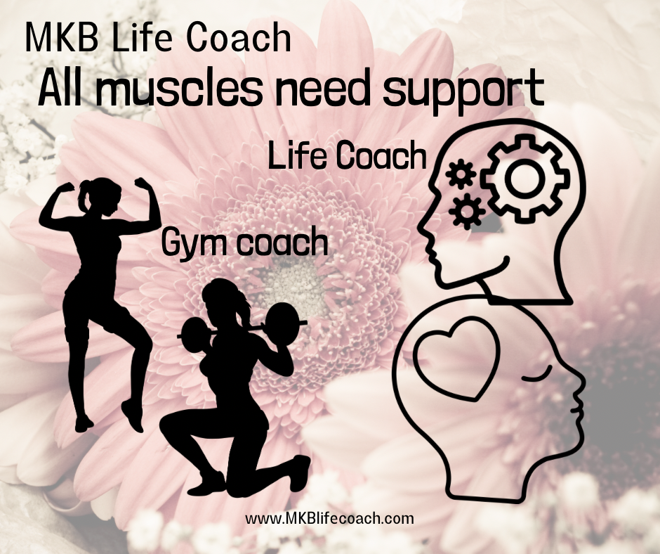 silhouette of human exercising with flower background