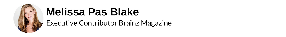 Melissa Pas Blake banner with name and title
