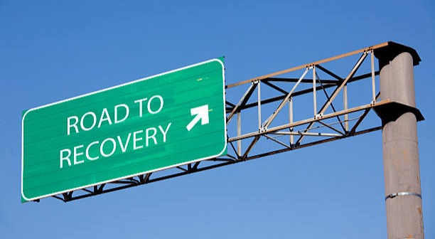 Road sign to recovery